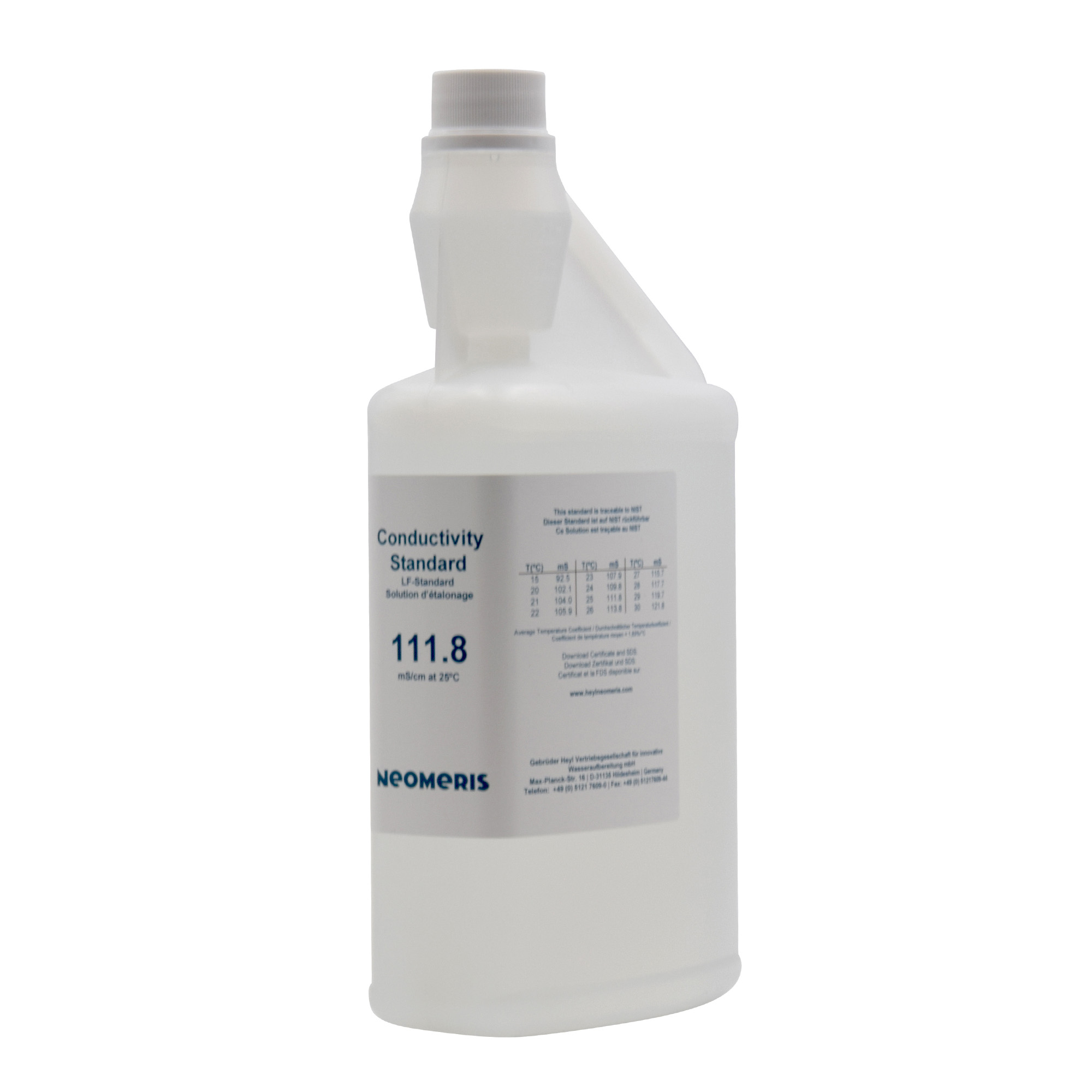 Conductivity calibration solution