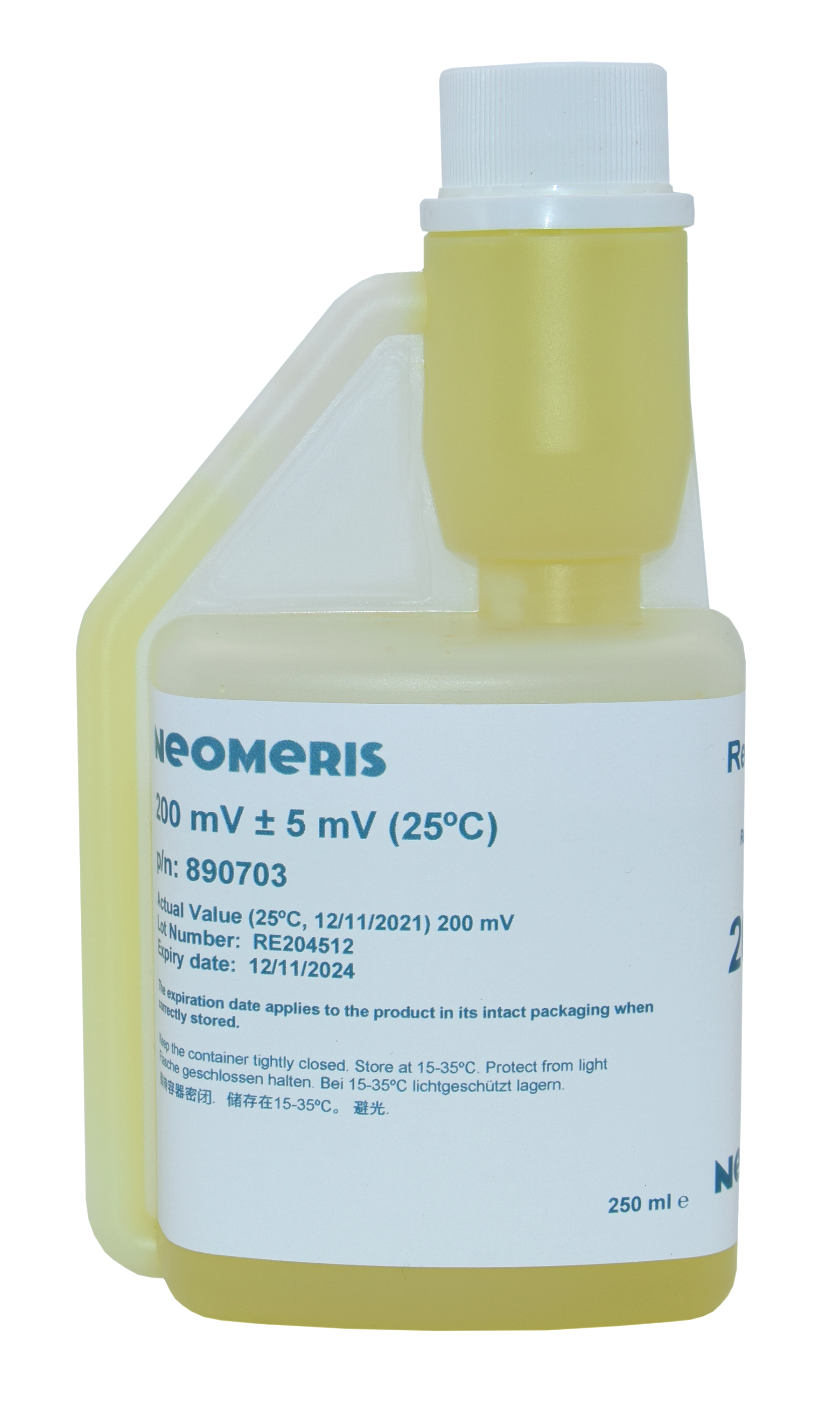 HORIBA 200mV ORP buffer solution 250ml  (±5mV @25°C) 